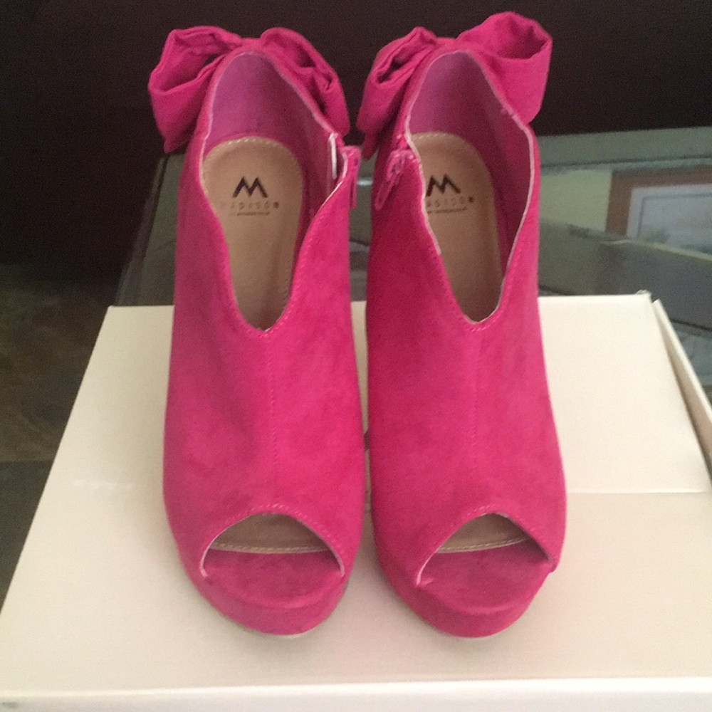 MADISON PINK ALECIA HIGH HEEL SHOES